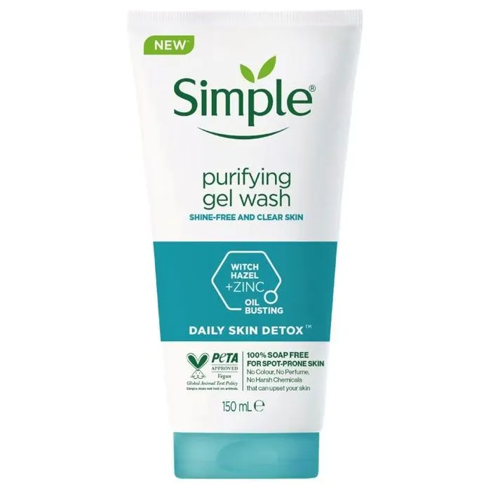 Simple purifying gel wash