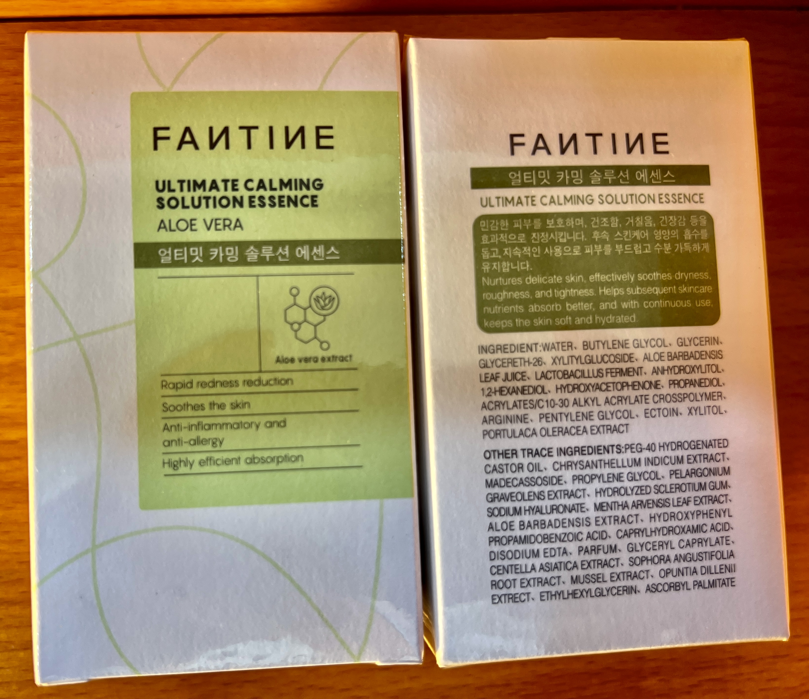 Fantine – Ultimate Calming Solution Essence ( Aloe Vera )