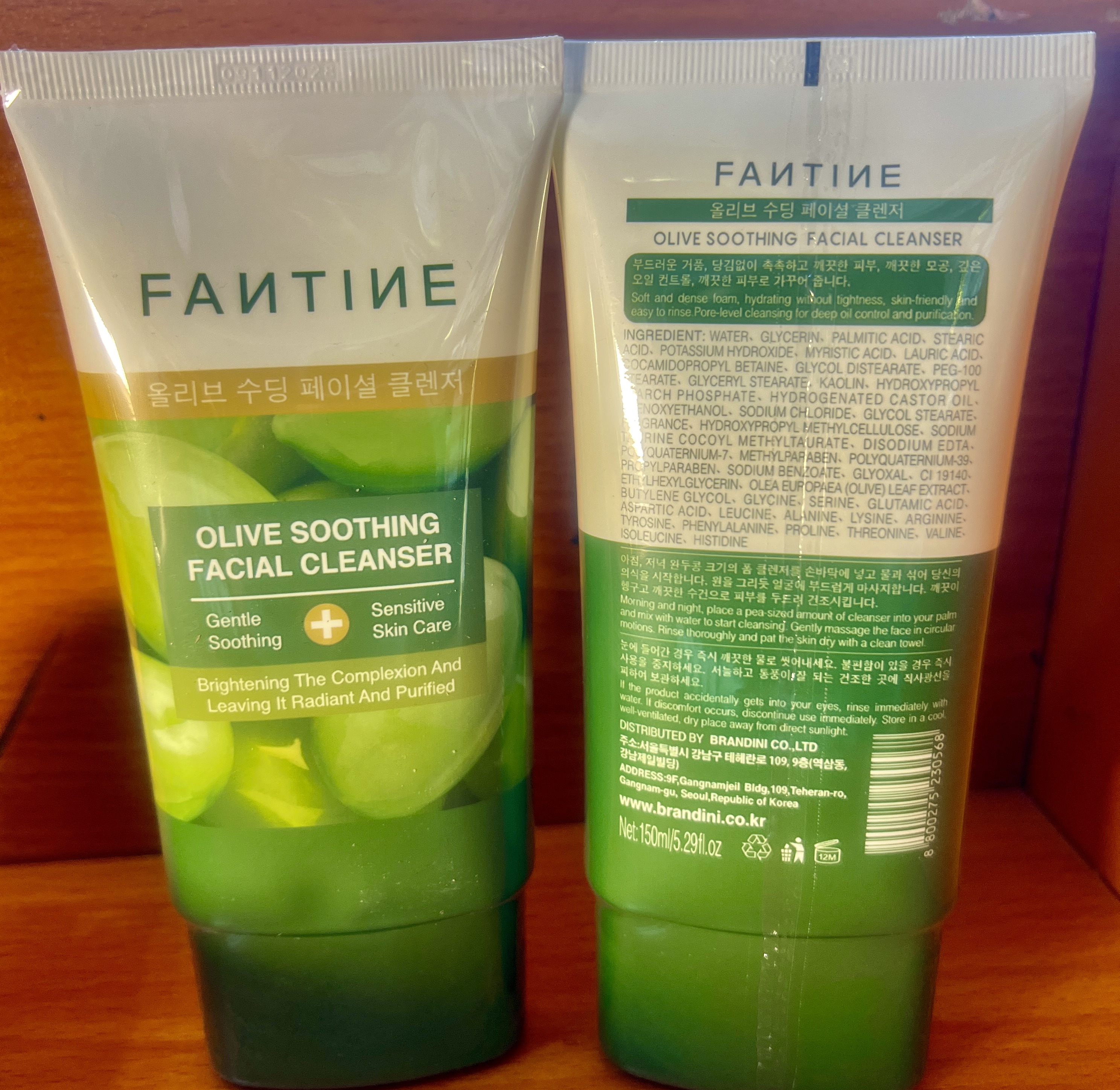 Fantine – Olive Soothing Facial Cleanser
