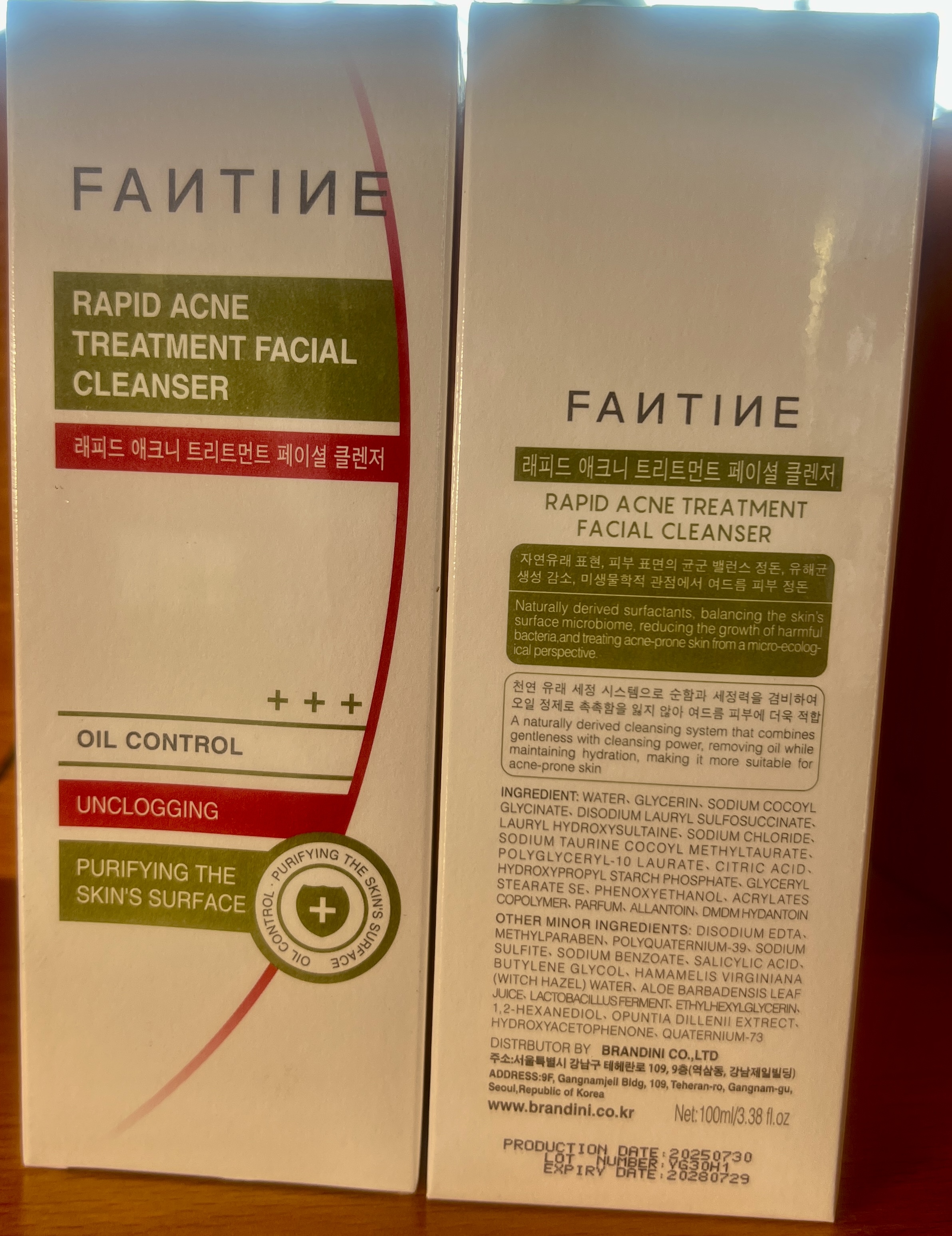 Fantine – Rapid Acne Treatment Facial Cleanser