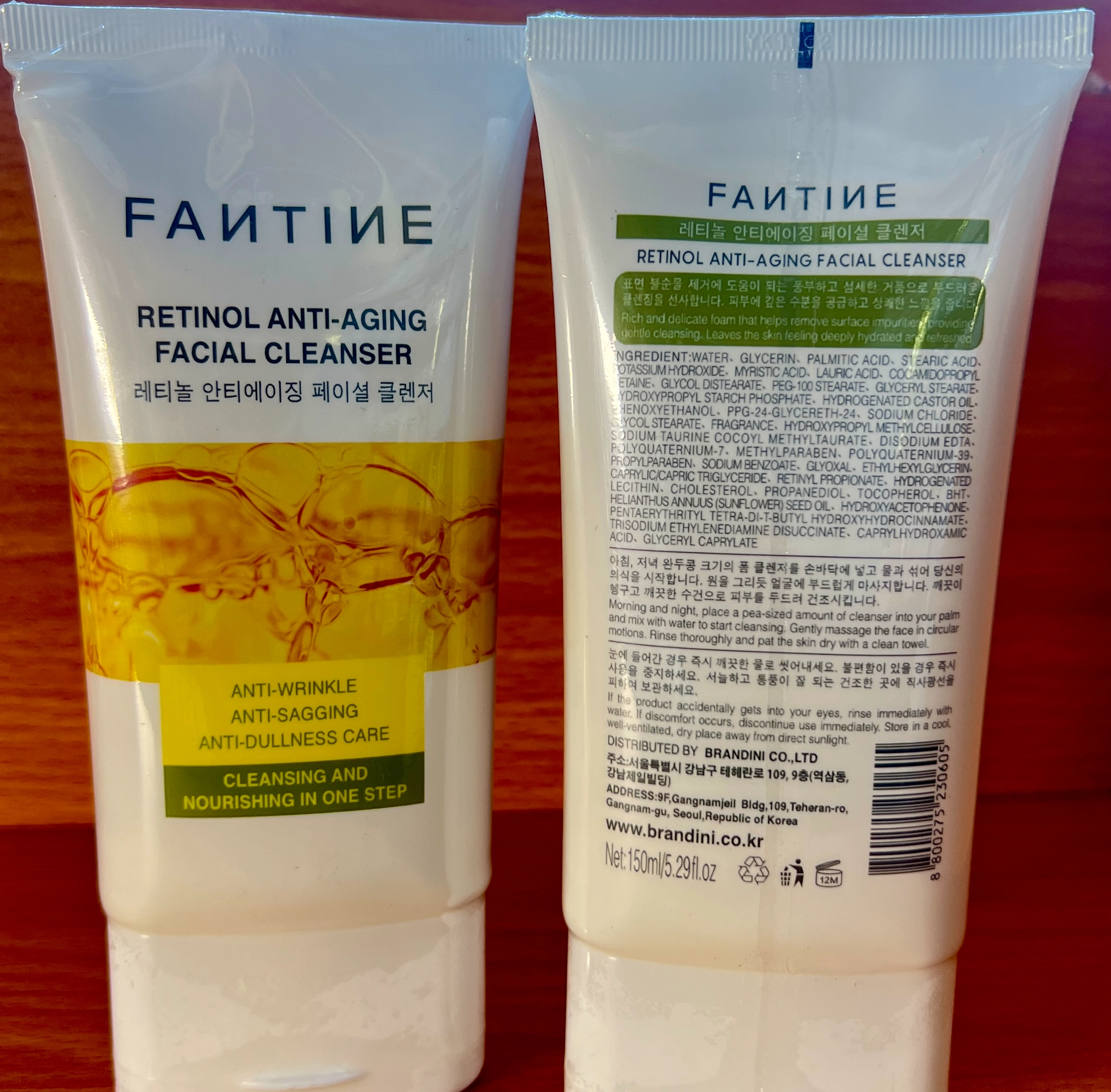 Fantine – Retinol Anti-Aging Facial Cleanser