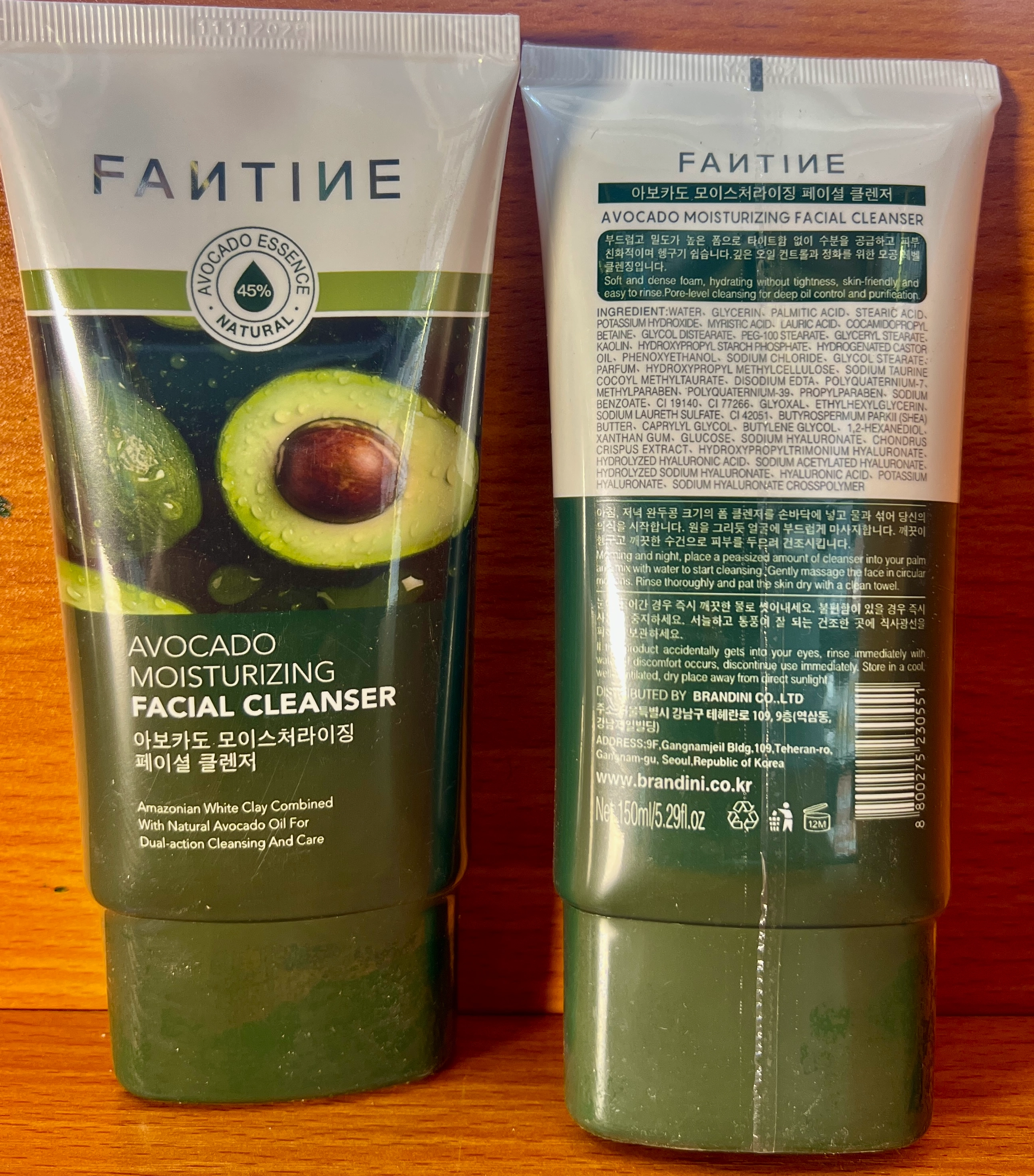 Fantine – Avocado Moisturizing Facial Cleanser