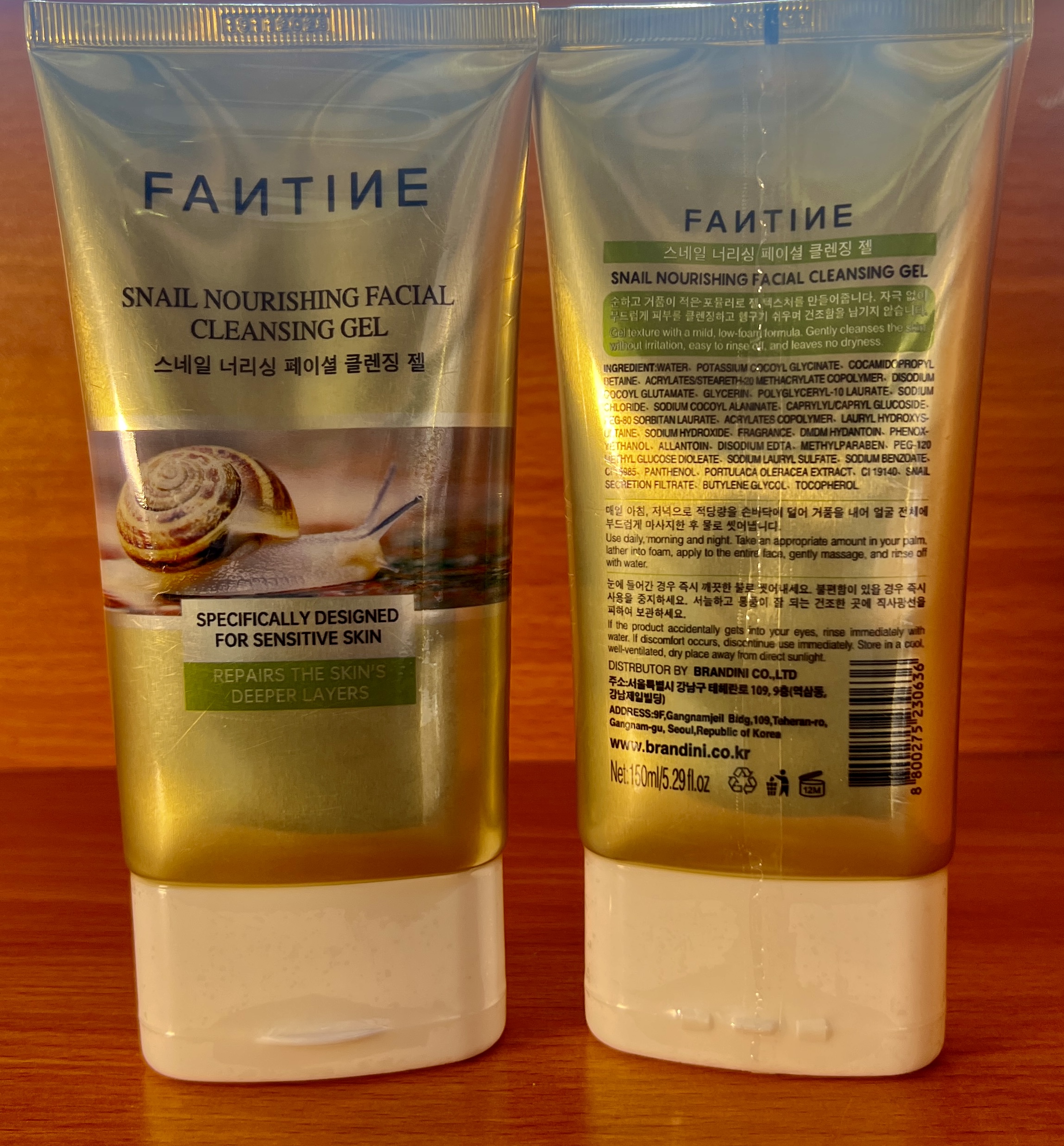 Fantine – Snail Nourishing Facial Cleansing Gel